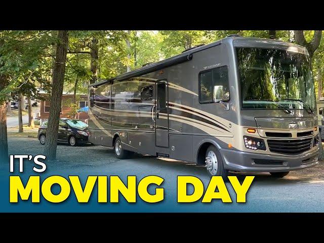 MOVING DAY With a Class A Motorhome - We're Headed to Florida!