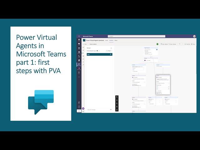 Power Virtual Agents in Microsoft Teams part 1: first steps with PVA