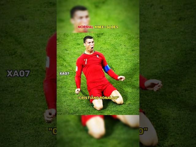 The Legend Knee-Slide Celebration  #shorts #ronaldo #messi #shortsvideo