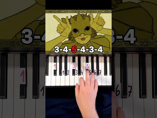 Yaelokre HARPY HARE Piano Tutorial Verse #shorts