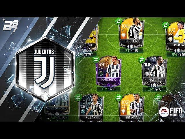 FULL JUVENTUS SPECIAL CARD SQUAD! | FIFA MOBILE