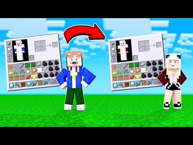 MINECRAFT ABER WIR TEILEN UNSER INVENTAR!