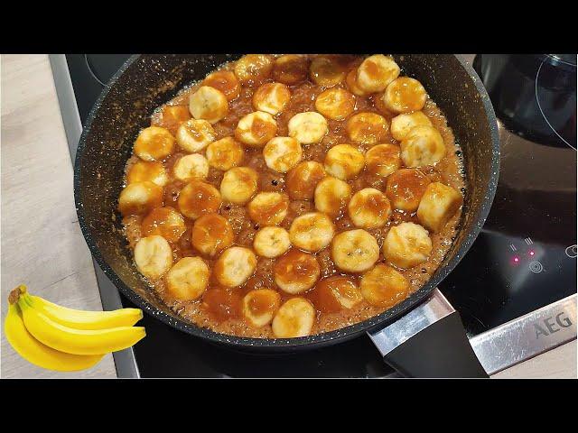 BANANAS IN CARAMEL!  Perfect recipe! Very Tasty & Fast