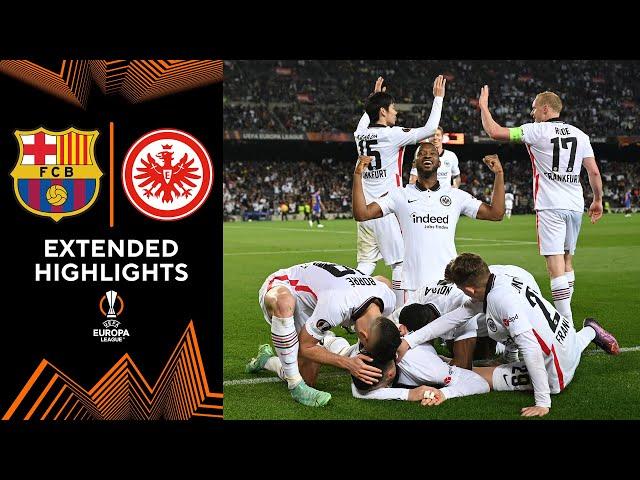 Barcelona vs. Eintracht Frankfurt: Extended Highlights | Quarter Final - 2nd Leg | CBS Sports Golazo