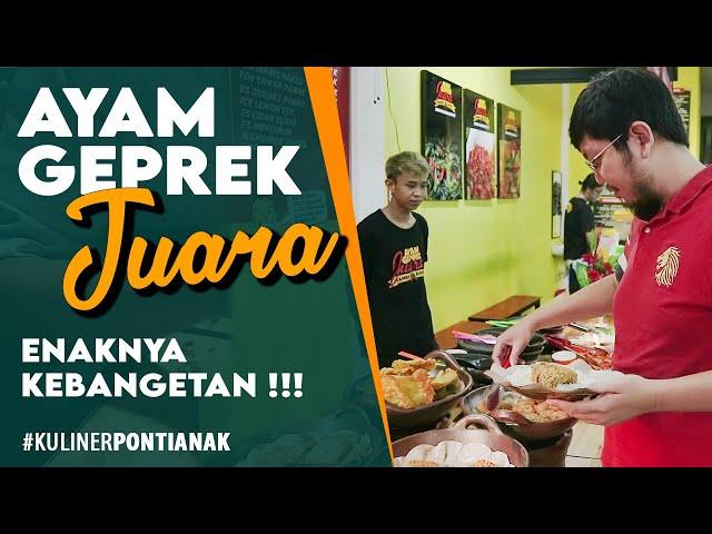 Nasi Bebas Nambah - Ayam Geprek Juara | Pontianak Food