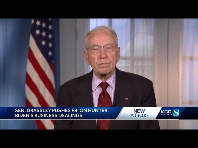 Sen. Chuck Grassley pushes FBI on Hunter Biden’s business dealings