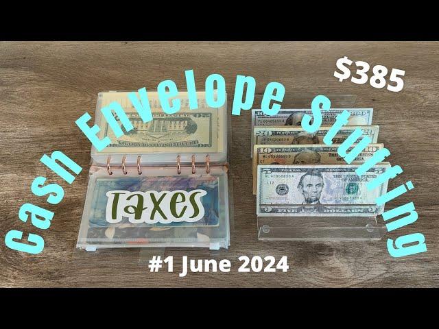 First Cash Stuffing of JUNE 2024 // Low Income Weekly Budget