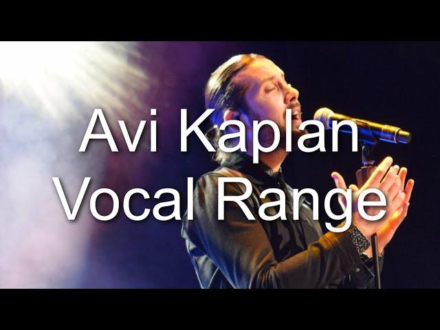 Avi Kaplan - Vocal Range (D1-C5) (By Axel Fuentes)