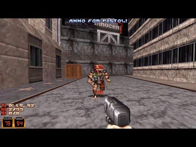 Duke Nukem 3D - Mission 1 Gameplay