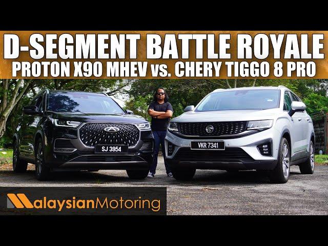 PROTON X90 vs. Chery Tiggo 8 Pro – D-Segment SUV Face-Off | #Review