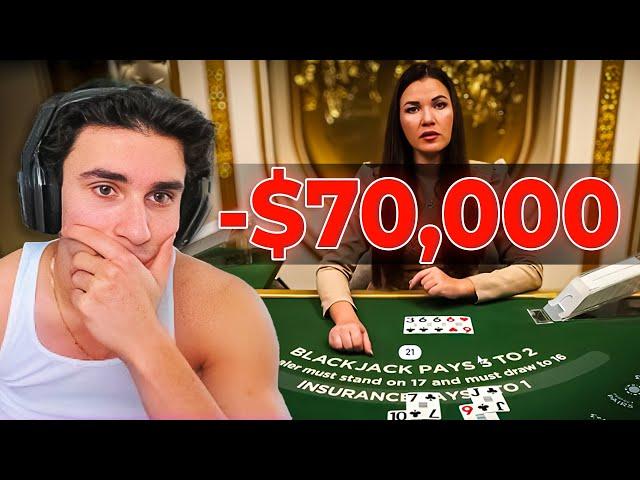 How I Lost $70,000 In 1 HOUR Gambling...