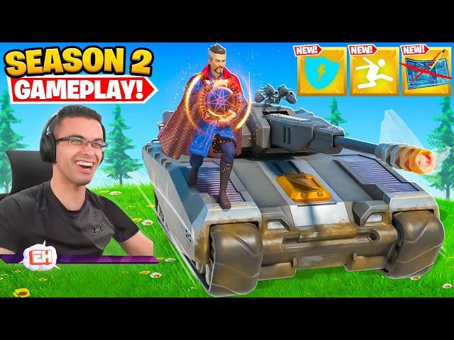 Nick Eh 30 reacts to Fortnite Season 2 GAMEPLAY CHANGES!