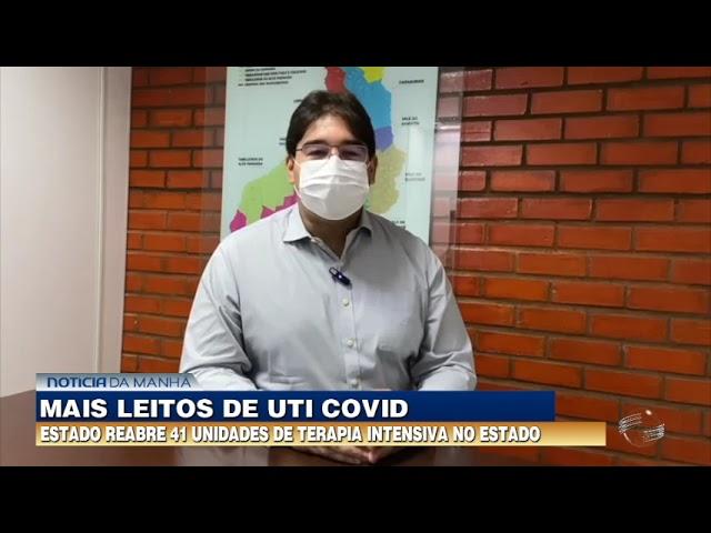 Piauí reabre 41 leitos de UTI Covid com aumento de internações