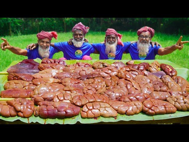BEEF KIDNEY BIRIYANI - Liver + Kidney Tehari Cooking by Grandpa - Food for Old Age Special People