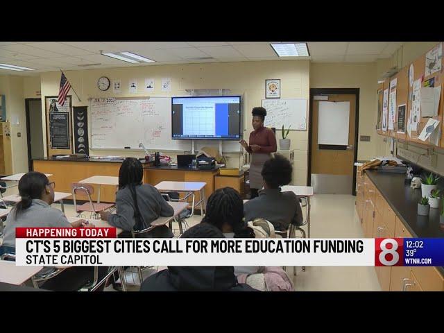 Connecticut officials push for more state funding in education