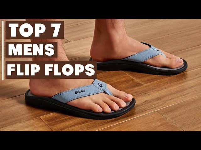 Top 7 Men's Flip Flops for Wide Feet - Summer Footwear Guide 2024