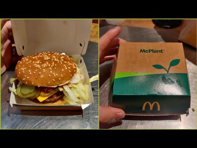 McDonald's McPlant Vegan Plant Based Burger #Shorts