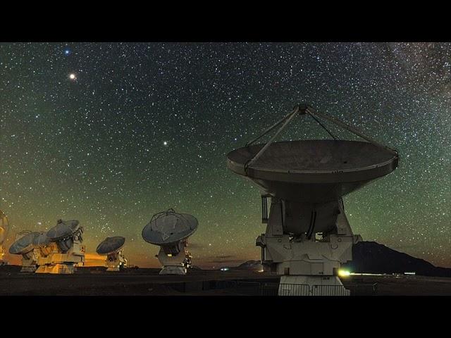 Alien Probes Setting up a Galactic Internet