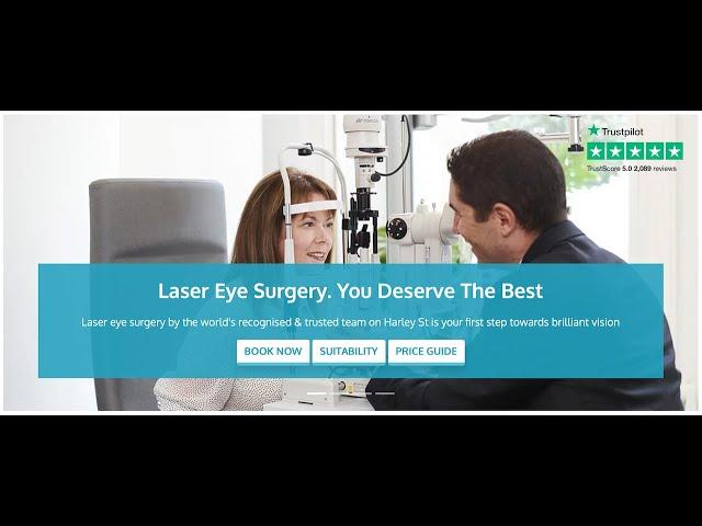 London Vision Clinic | ReLEx SMILE | Live laser eye surgery | Professor Dan Reinstein