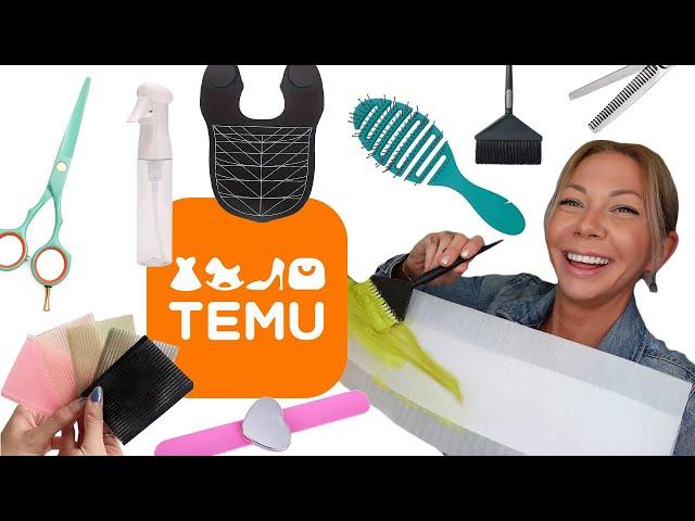 temu diy hair supplies + hair coloring tips & tricks