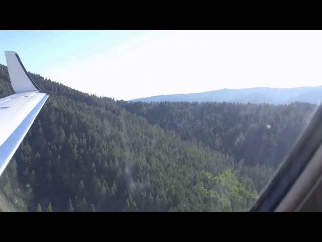 Alpine Airport Landing Cessna Citation CJ1+ In Wyoming Mountains