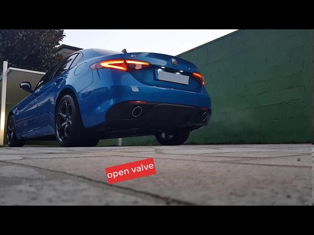 Monster exhaust by Pogea Racing SOUND - Alfa Romeo Giulia Veloce 2.0 280