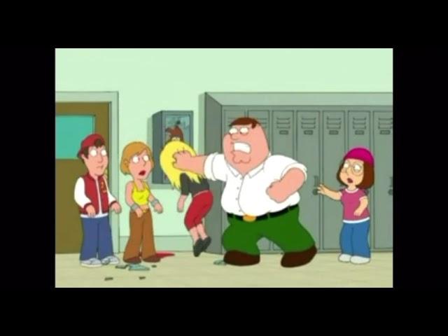 Peter beats up connie but its vocoded