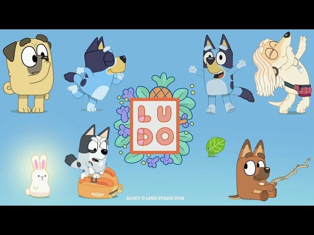 Bluey End Credits Compilation Season 1 Disney Junior Cartoon