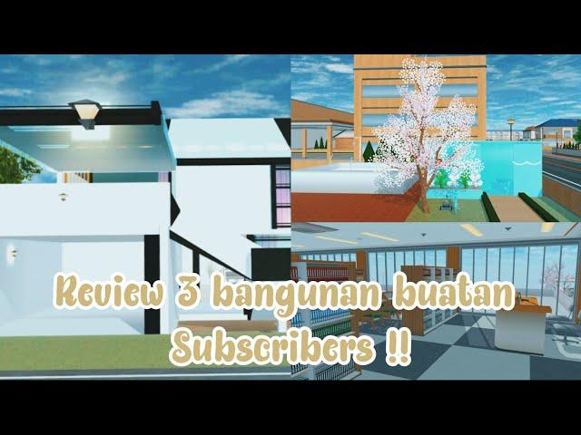 REVIEW 3 BANGUNAN BUATAN SUBSCRIBER NYA NISASA CHANNEL! BAGUS BAGUS BANGETTT!!!  #378