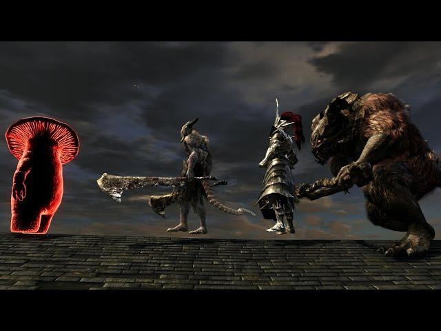 Red Mushroom vs Bosses - Dark Souls Remastered