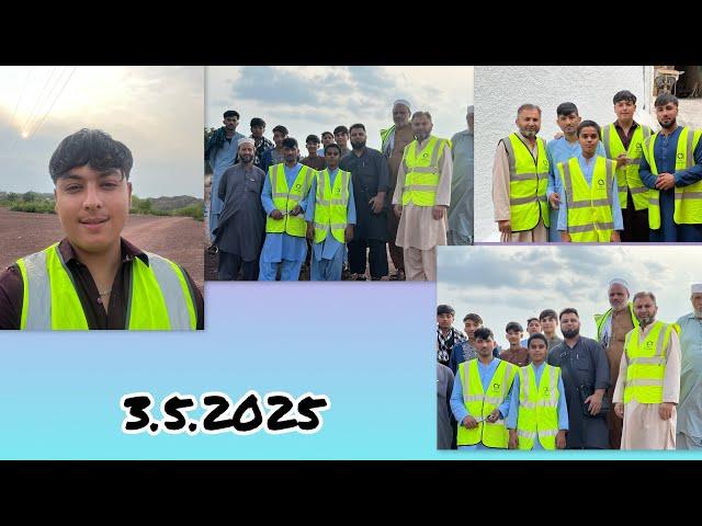Today we installed lights on the Kotli Kalan road and in the electric poles