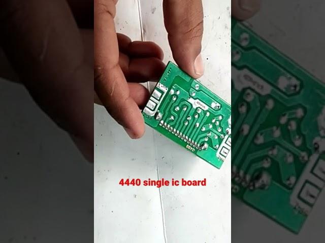 4440 single ic amplifier board#shorts|| 4440 ic audio board