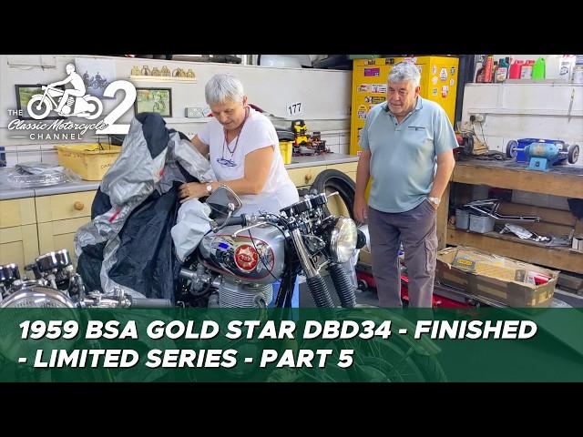 Classic Motorcycle Workshop Vlog 37 - 1959 BSA Gold Star DBD34 - finished - pt 5/5