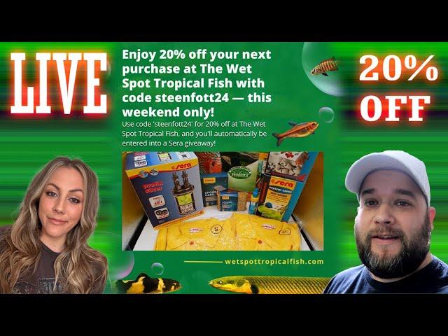 Exclusive 20% Off Aquarium Fish Sale at The Wet Spot - CODE steenfott24