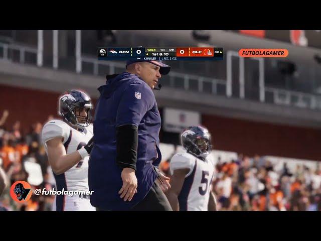 PS4 MADDEN 24  Cleveland Browns vs Denver Broncos |