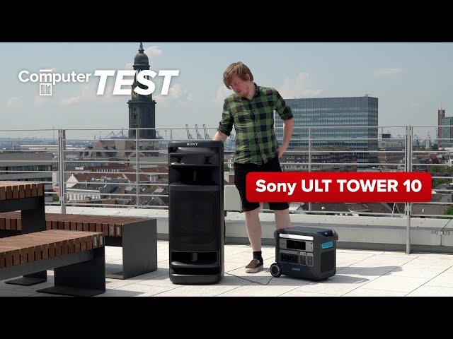 Sony ULT Tower 10 im Test: Party hoch zehn