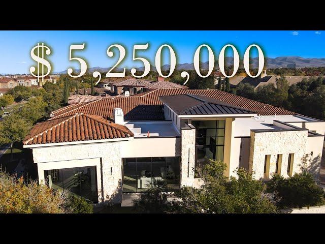 INSIDE AMAZING 5M Las Vegas Home | Las Vegas Real Estate | Snow Group