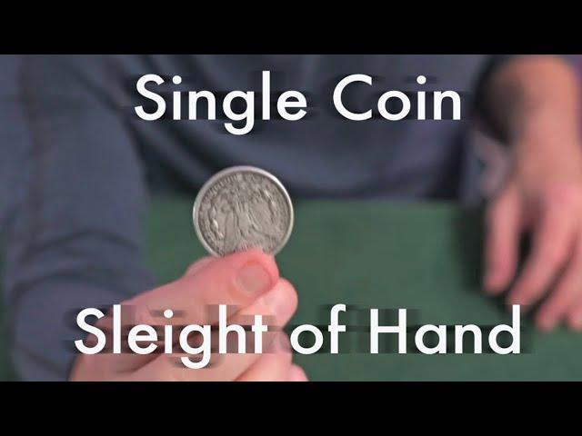 Coin Magic Masterclass: Palms, Vanishes & Productions with a Single Coin *for Beginners