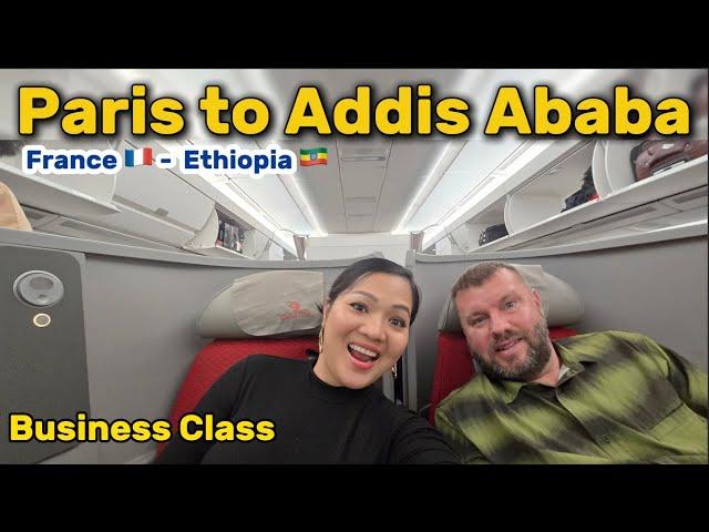 Ethiopian Airlines Business Class Flight to East Africa | Flight from Paris to Addis Ababa