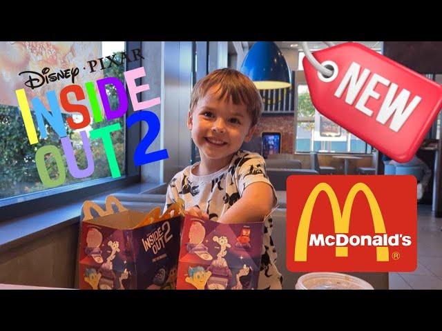 NEW Inside Out 2 Toys Come To Mcdonalds Happy Meals Unboxing