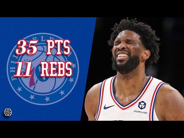 Joel Embiid 35 pts 11 rebs vs Grizzlies 24/25 season