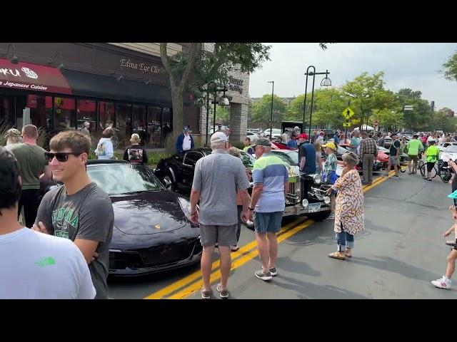 2023 Edina Car Show: Live Footage with the Crowd