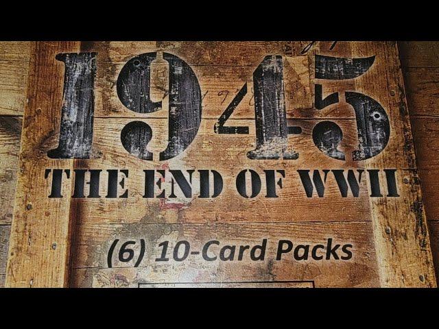 Unboxing 1945 WW2 trading cards