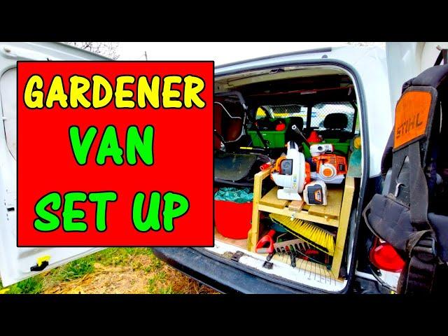 Gardener/Landscaper Van Set Up - Peugeot Partner (Running a Gardening Business)