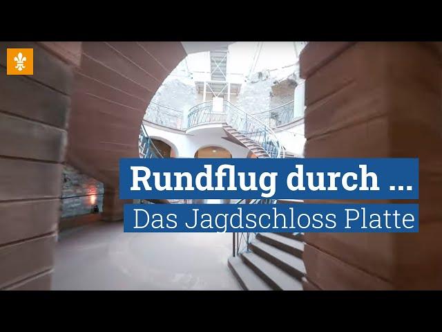  Rundflug durch das Jagdschloss Platte / Landeshauptstadt Wiesbaden