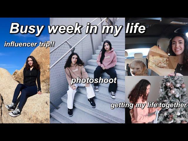 A BUSY WEEK IN MY LIFE: brand trip, taxes, photoshoot, etc