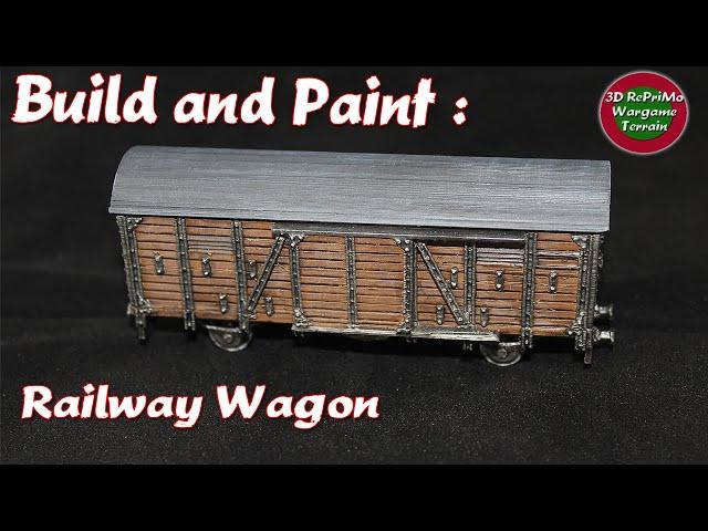Tutorial:Bemalung Eisenbahnwaggon/Painting Guide/painting a 1/72 railway wagon/WW2/Modellbahn