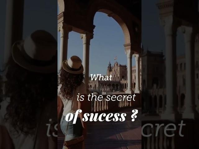 What is the secret of sucess #mrs Quote