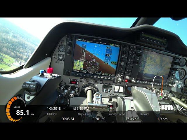 Twin Tecnam P2006T No Flaps Takeoff... Flow Check Review (MEI Training)