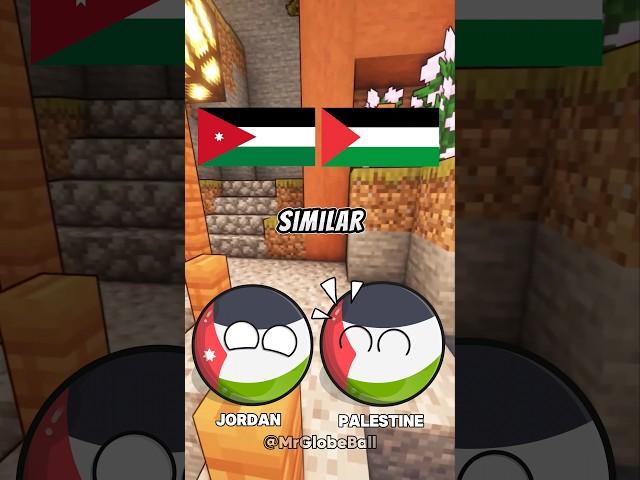 Who Copied Who? Similar Country Flags! Part 2   #countryballs #countryflags #flag #similarflags